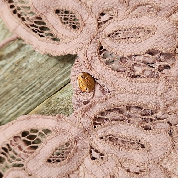 Free People Adella Cami in Dusty Mauve sz Small MSRP $68 FP1035 - Picture 7 of 10